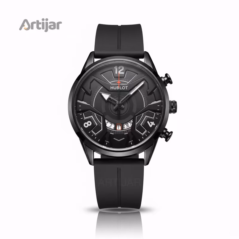 Hublot Men's Silicone Strap Watch