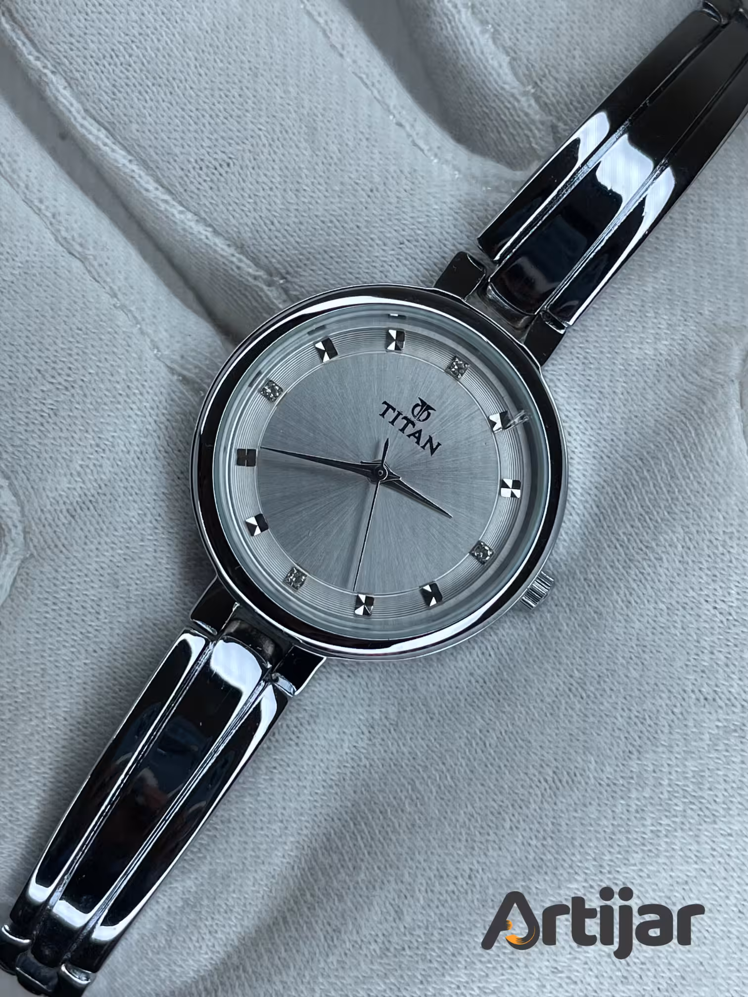 Titan ATW002 Metal Bracelet Strap Watch for Women