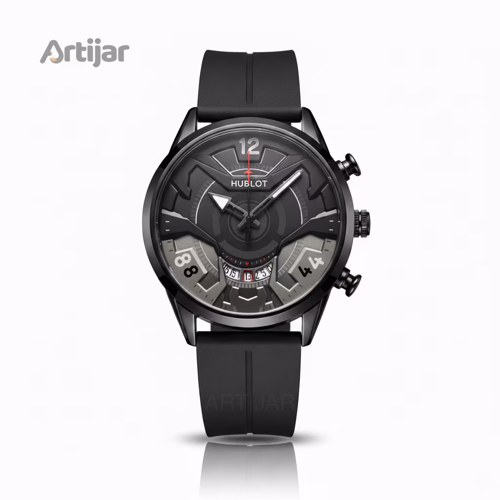 Hublot AHL001 Silicon Strap Watch for Men