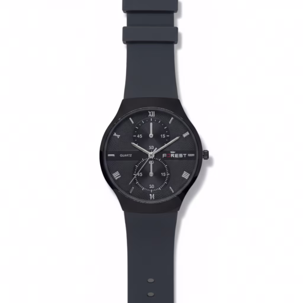 Forest AF002 Silicon Strap Watch for Men